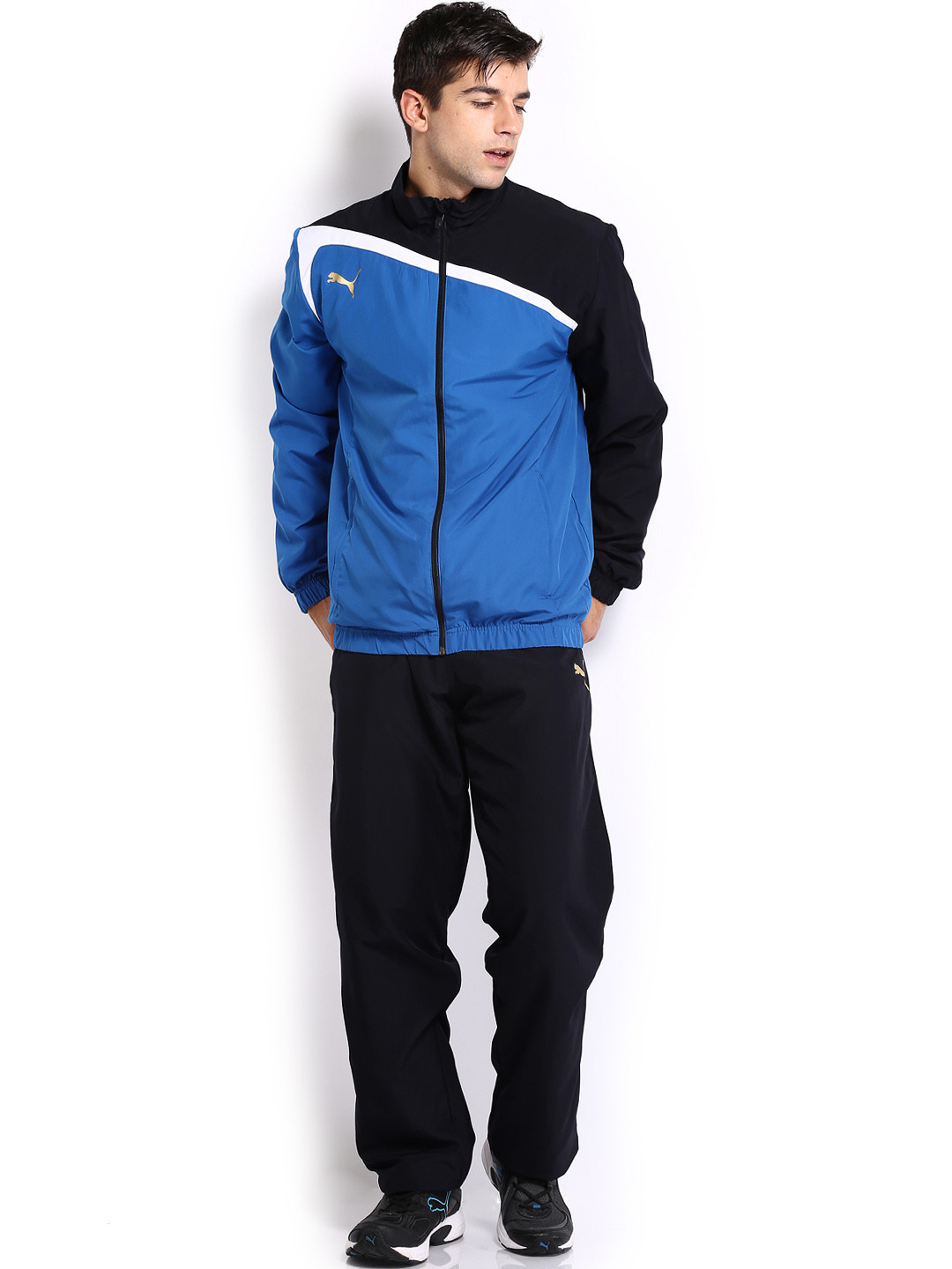navy blue puma tracksuit