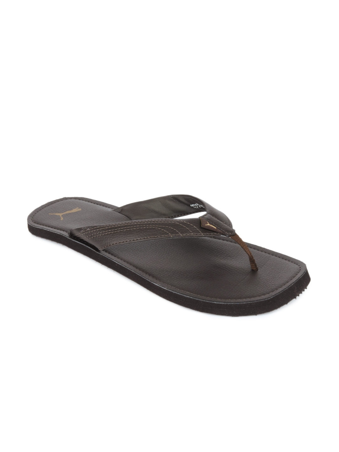 Puma brown store flip flops