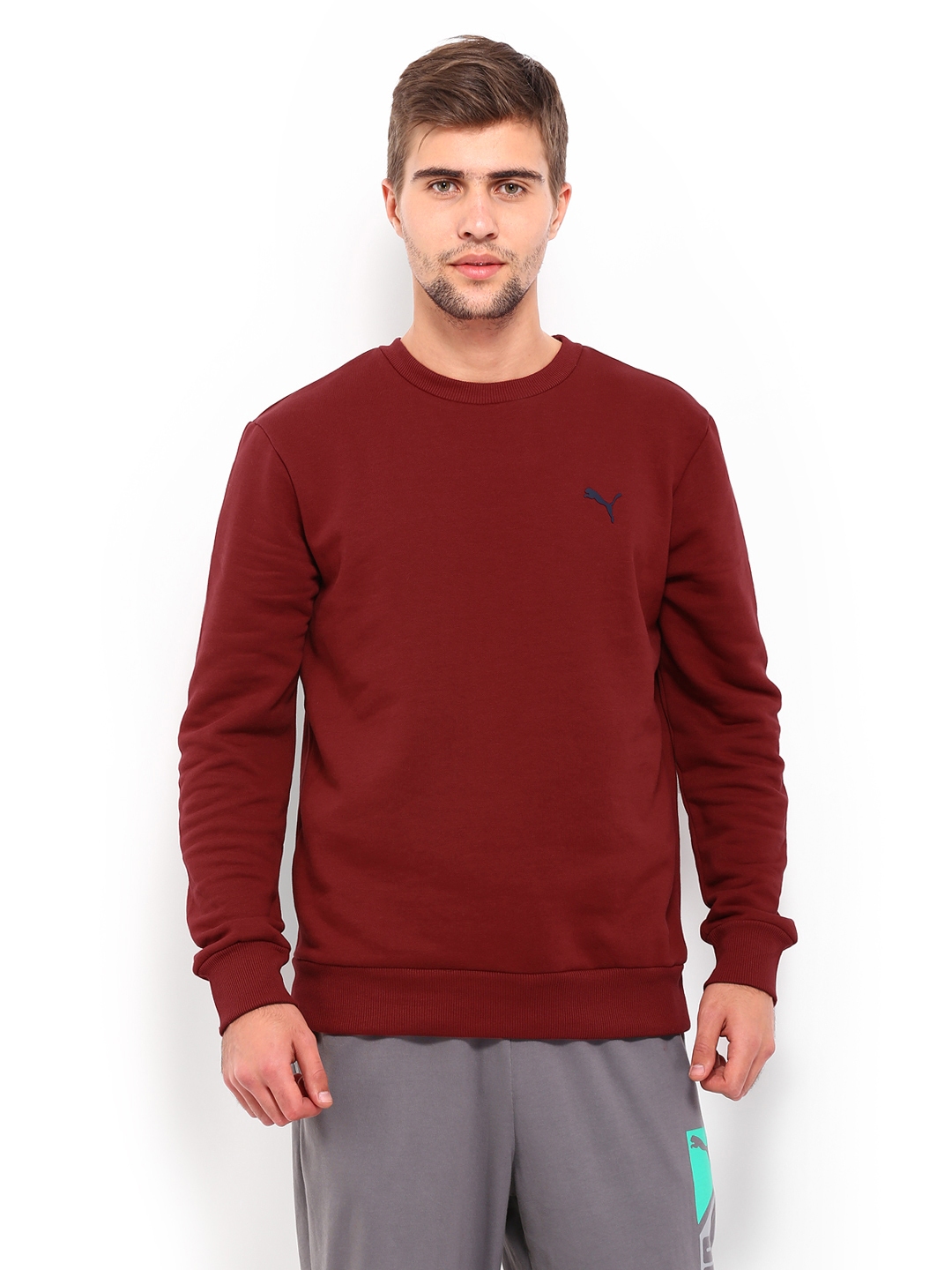 Puma sale maroon sweatshirt