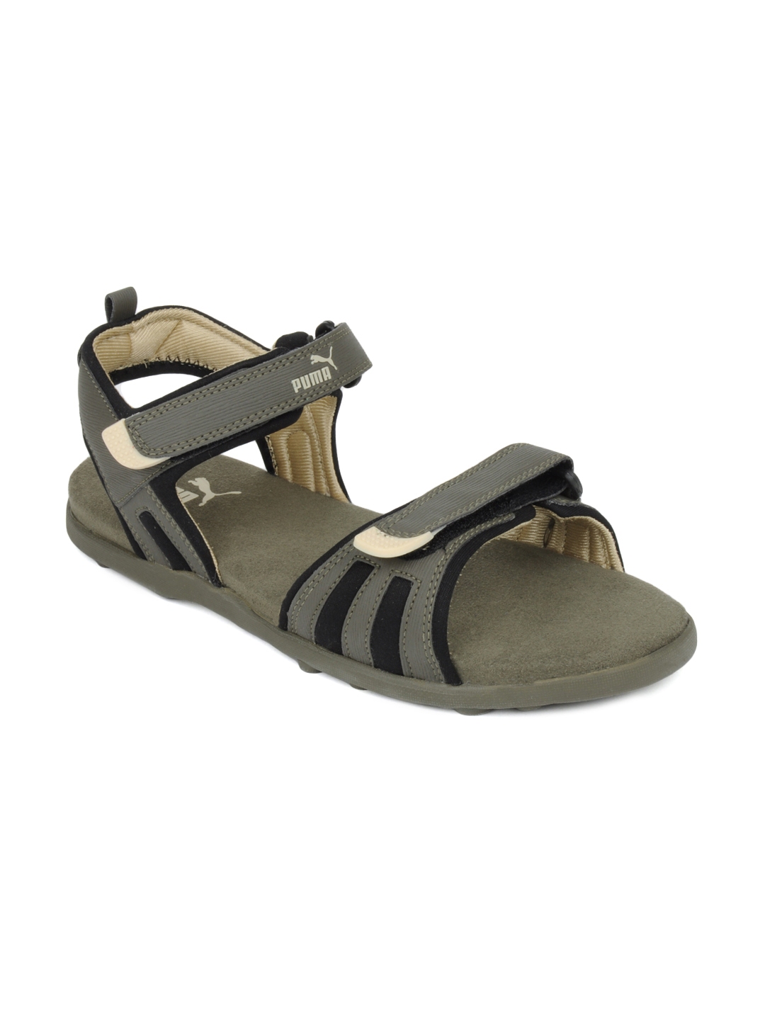 puma green sandals