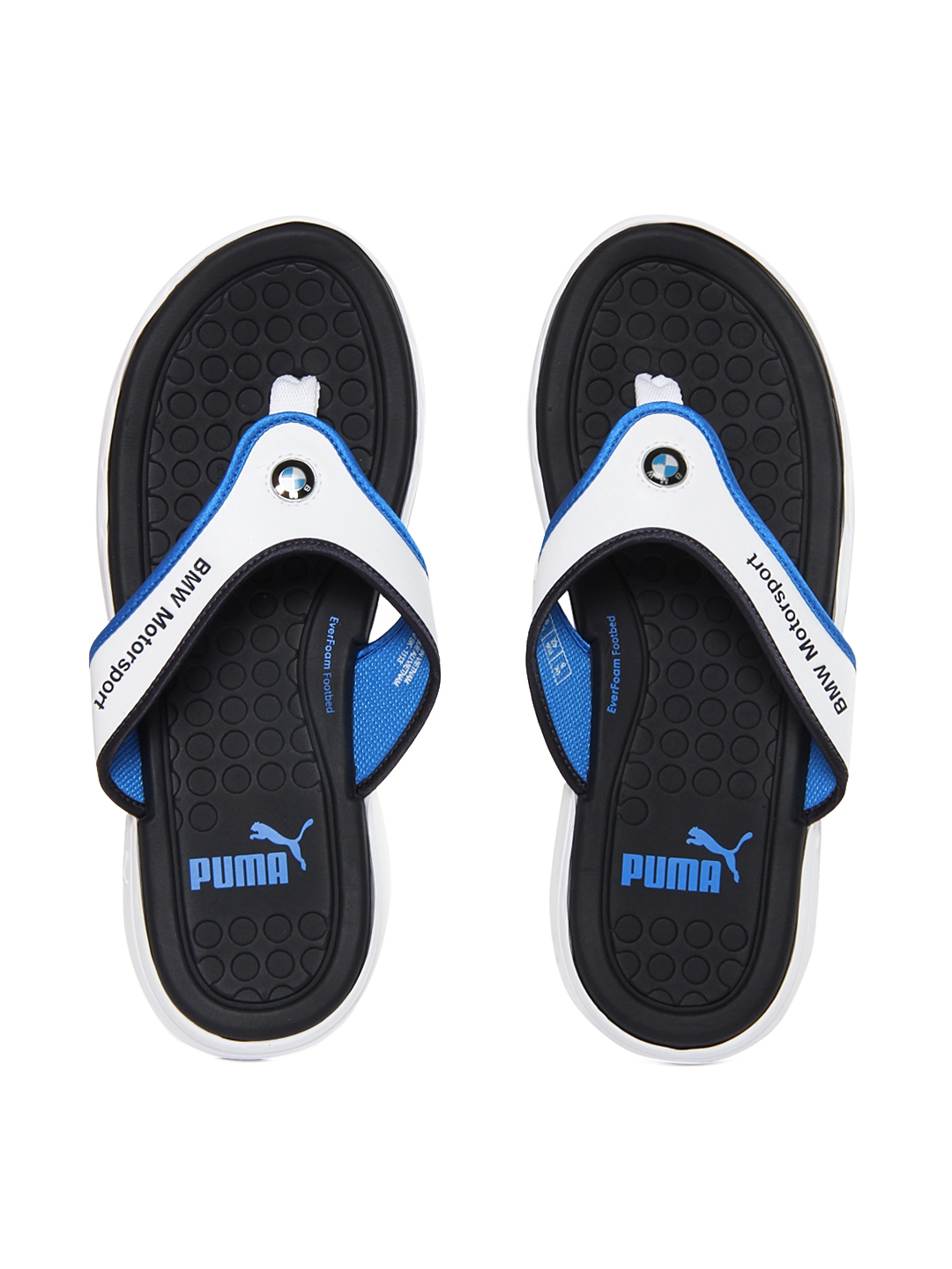 Puma Men White Bmw Slip In Flip Flops 