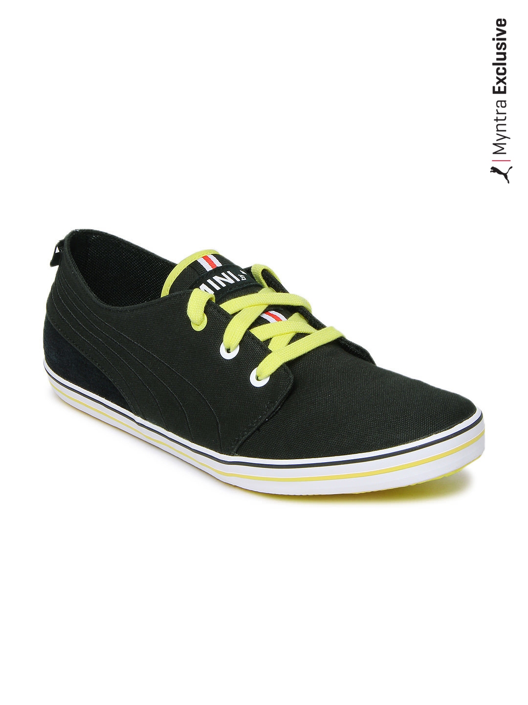 Puma canvas shop shoes myntra