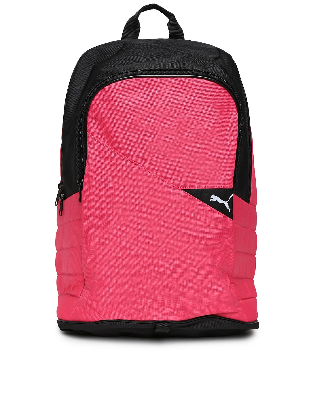 pink and black puma backpack