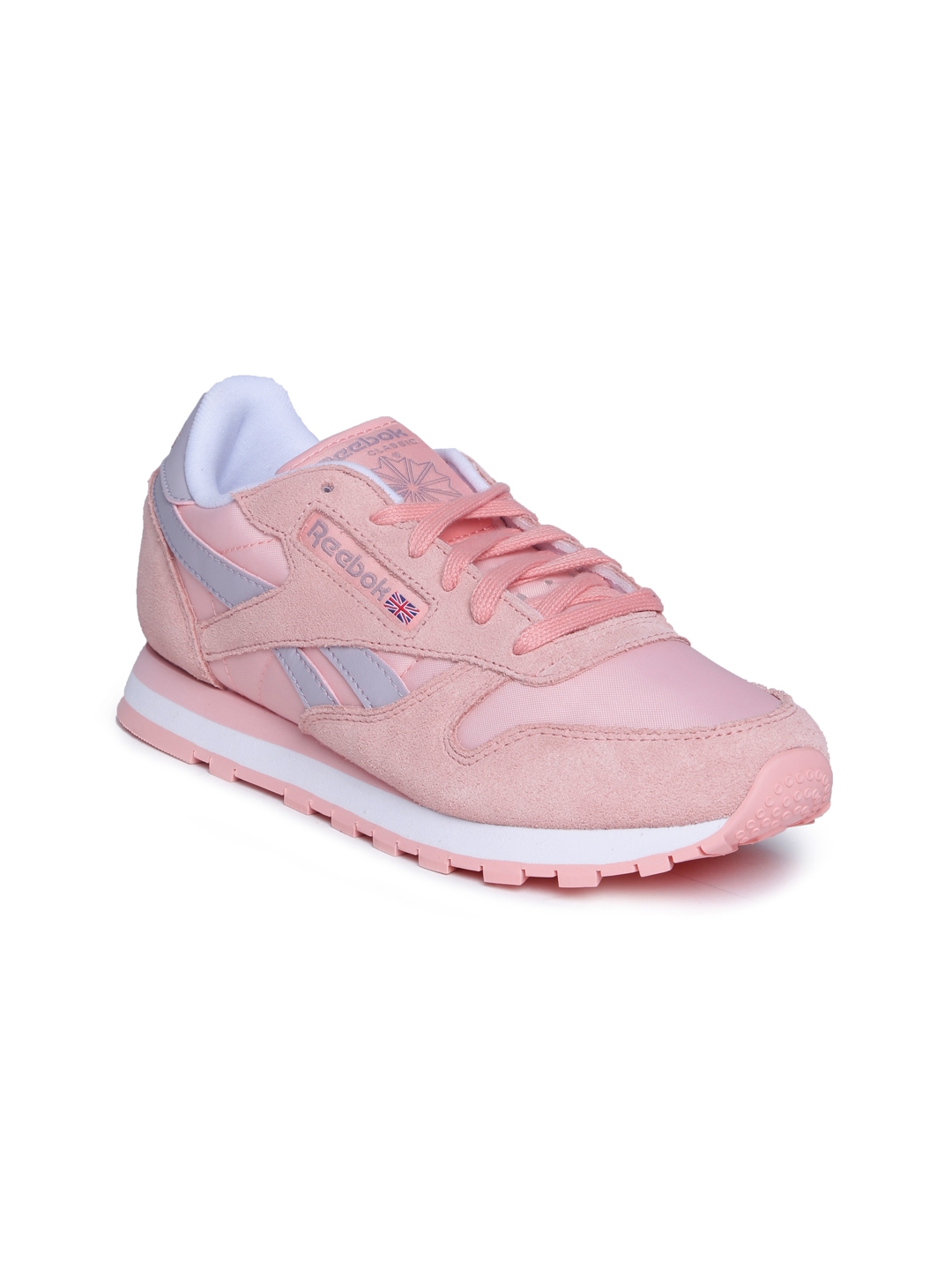 Buy Classic Women Baby Pink Suede Running Shoes - Sports Shoes for Women 549648 | Myntra