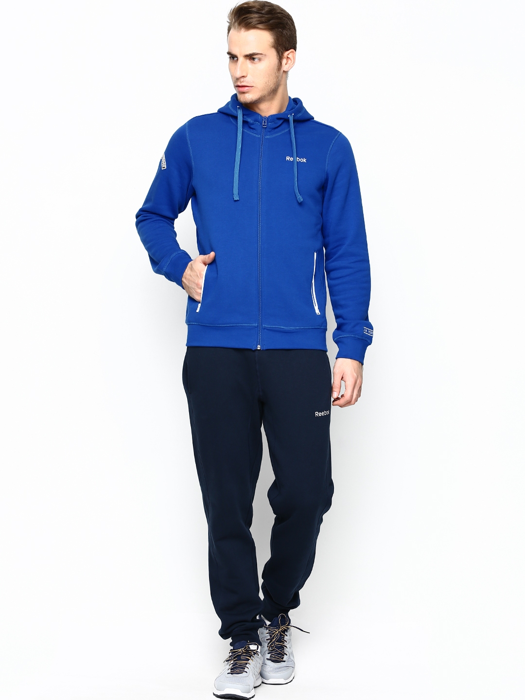 reebok tracksuit blue