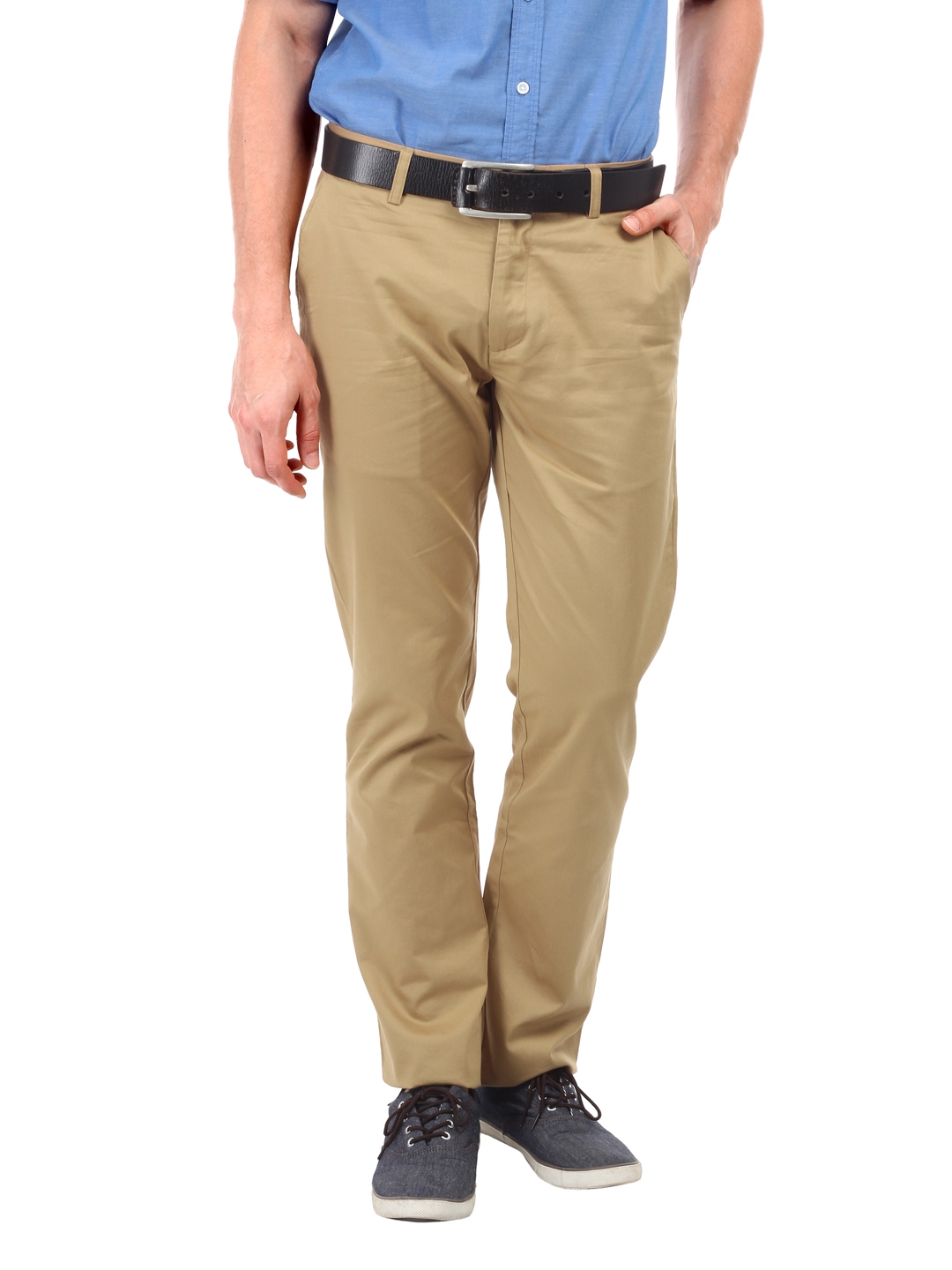 Ruggers Casual Trousers  Buy Ruggers Men Khaki Flat Front Solid Casual  Trousers Online  Nykaa Fashion