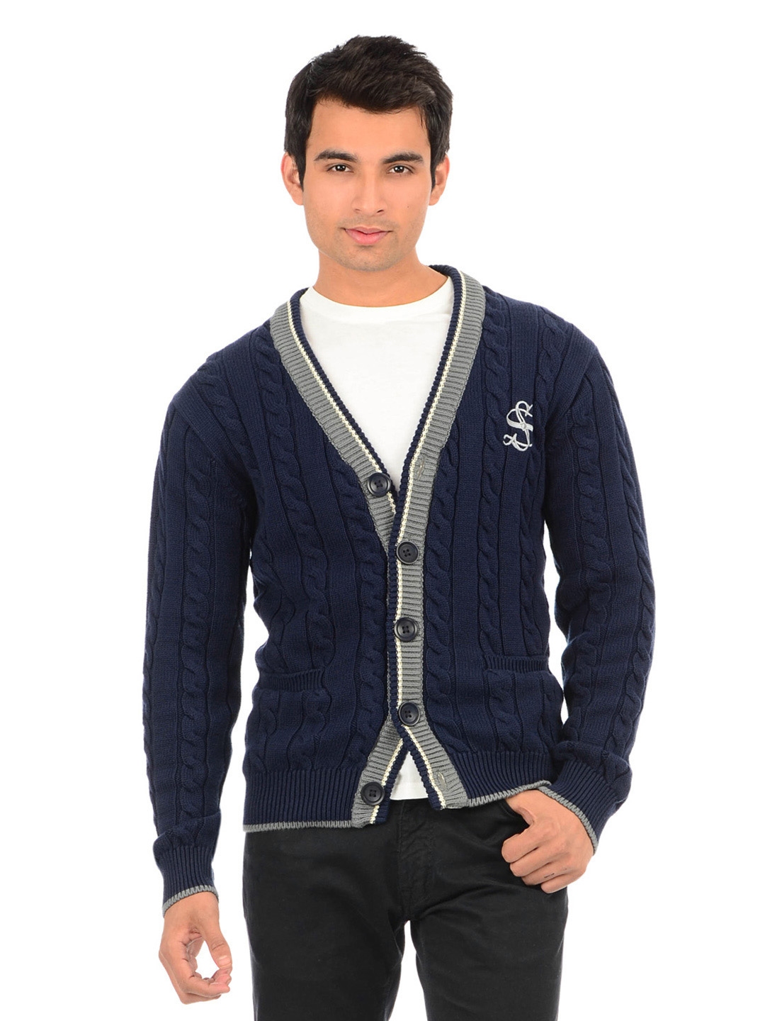 cricket cardigan mens