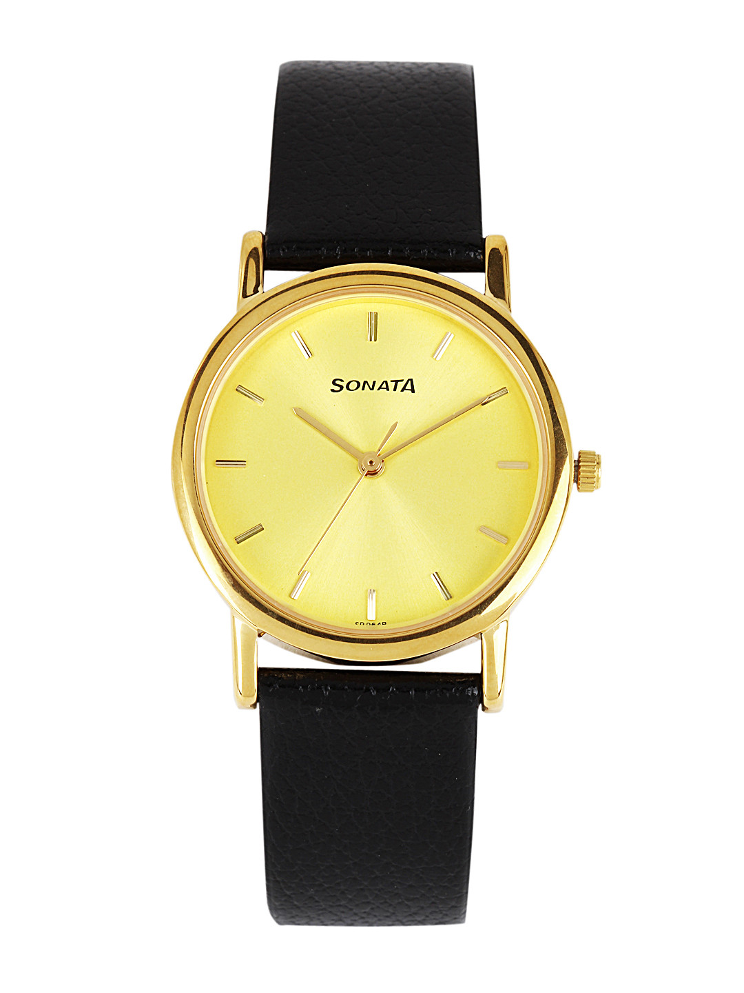 Sonata Men Gold Toned Dial Watch