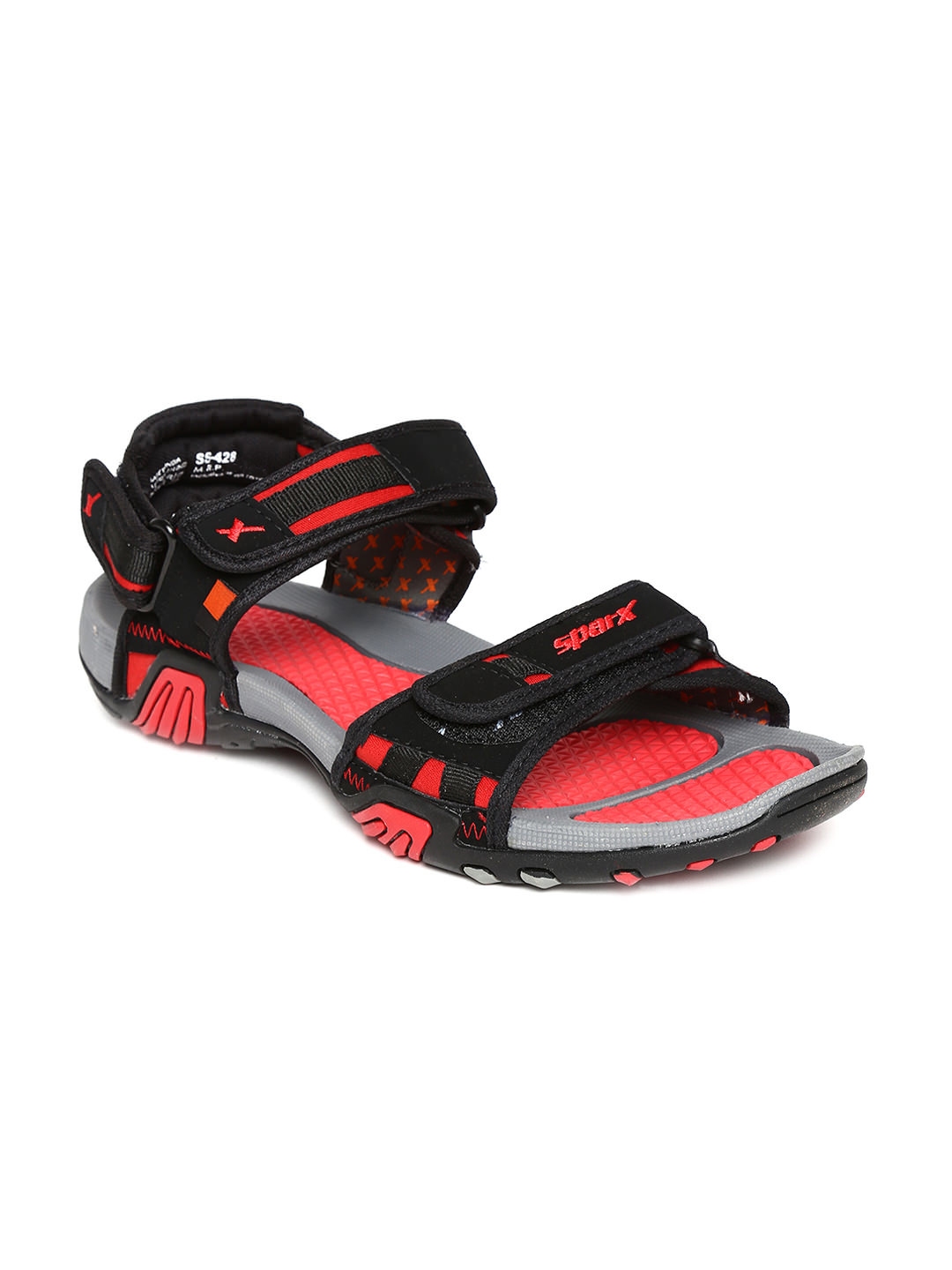 Sparx Men Black Sports Sandals