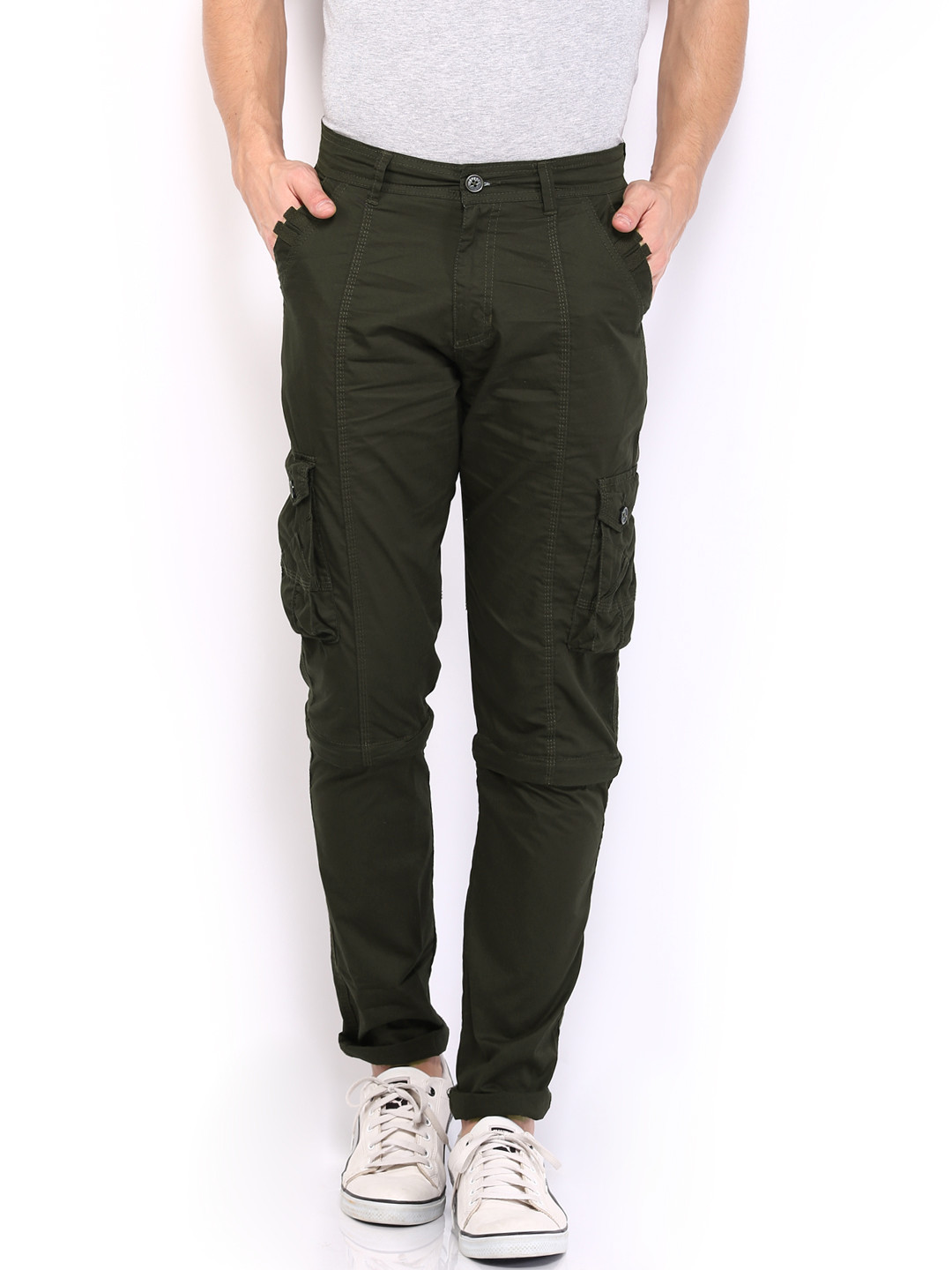 Comfort Fit Cargo Trousers - Trousers 