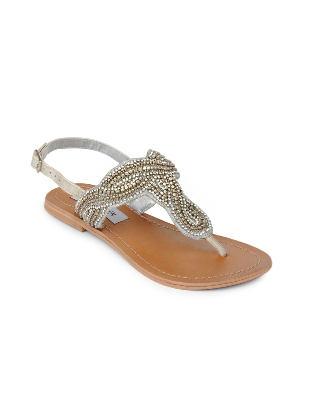 Details 66+ steve madden rhinestone flat sandals latest - dedaotaonec