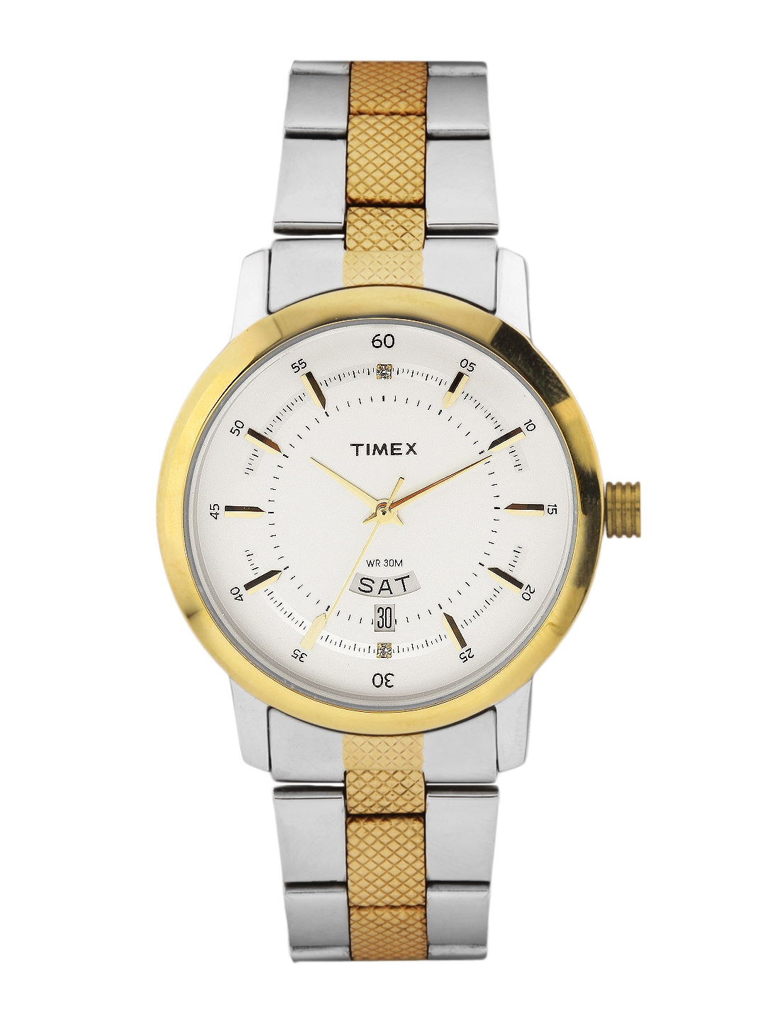 Timex Men White Dial Watch G910 BDL