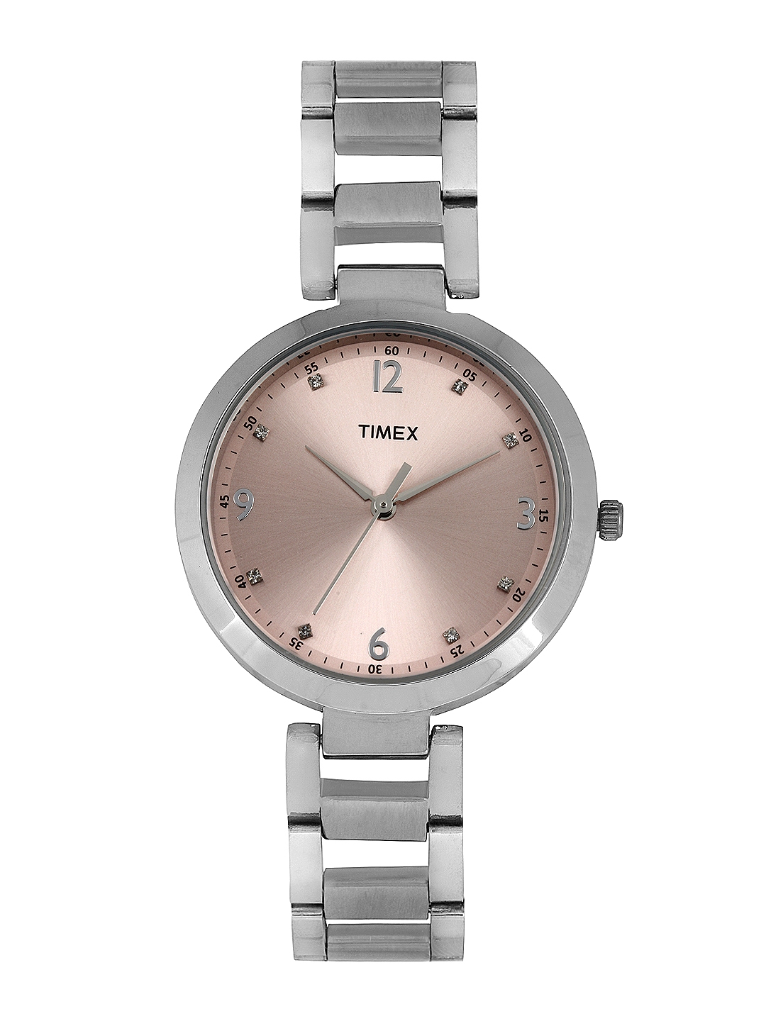 Timex Women Dull Pink Dial Watch TW000X201