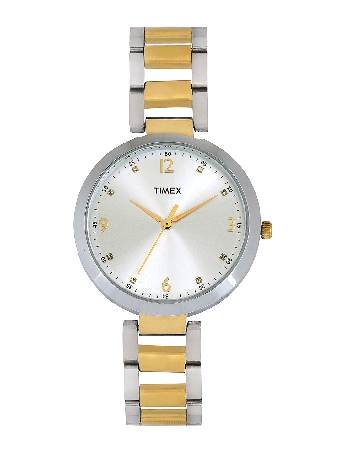 Timex Women Silver Toned Dial Watch TW000X200