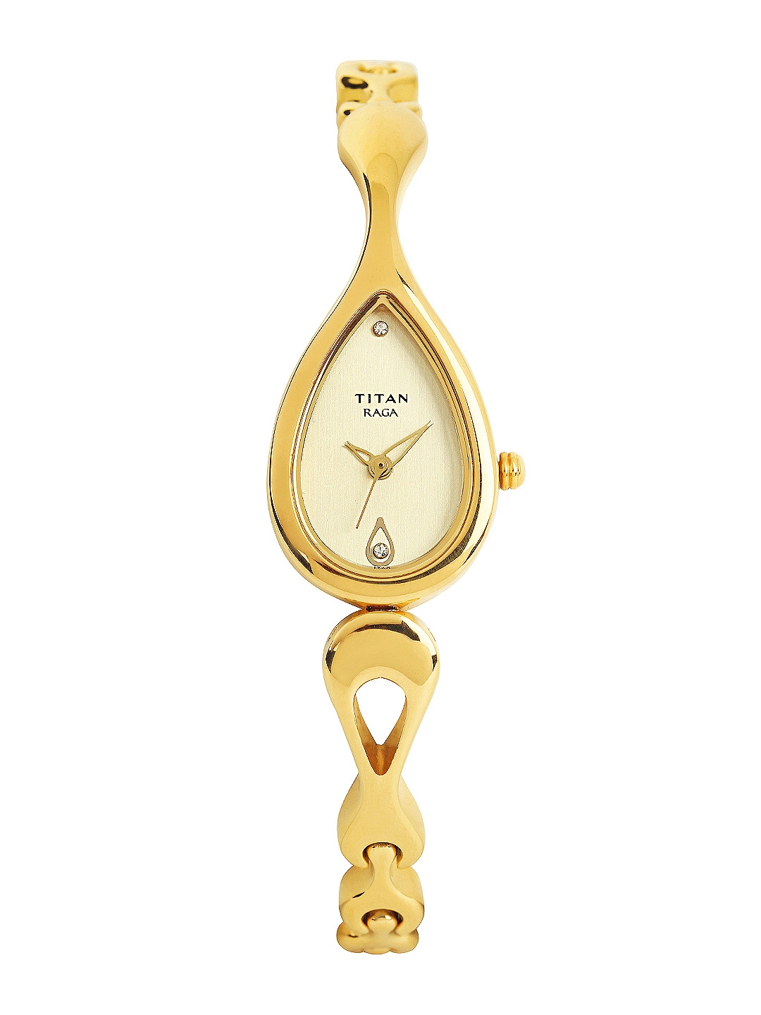 Titan Raga Women Gold Toned Dial Watch