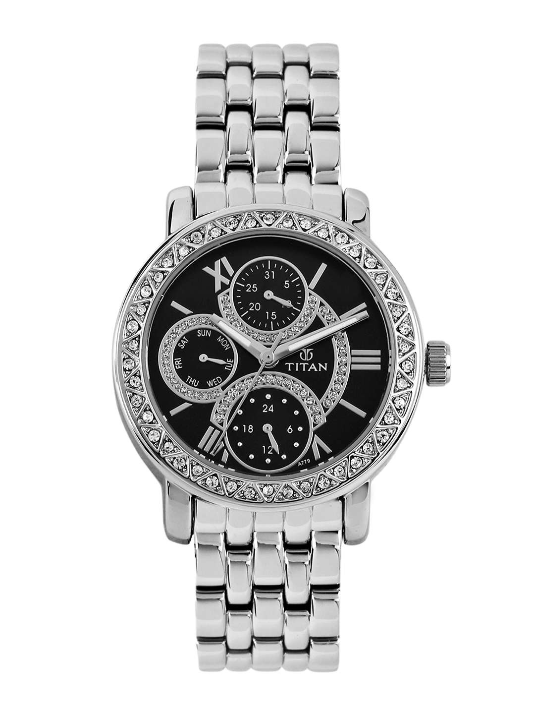 Titan Raga Women Black Dial Watch NE9743SM02J