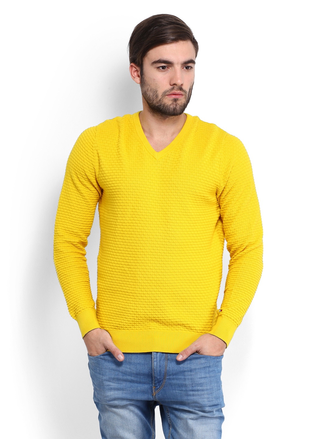 Tommy hilfiger hot sale pullover yellow