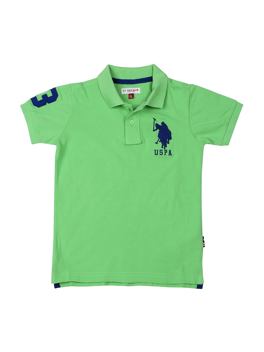 kids green polo shirt