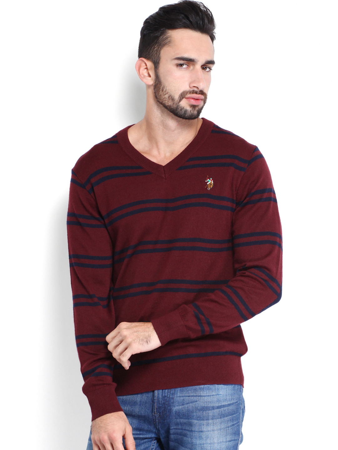 us polo woolen sweater