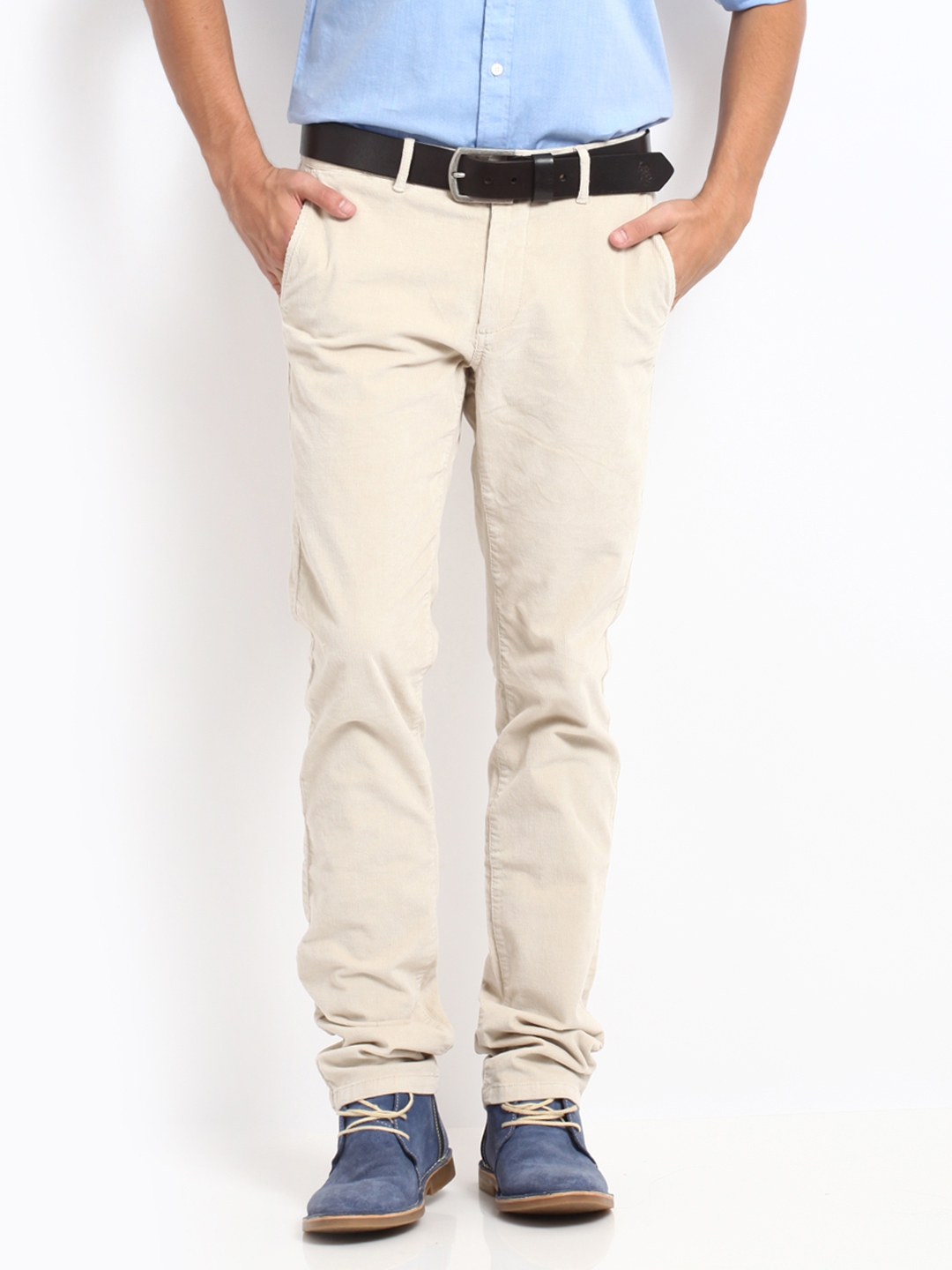 Buy Malayniel Mens Corduroy Skinny fit 5 Pocket Low Rise Casual Trouser  Beige 28W x 30L at Amazonin