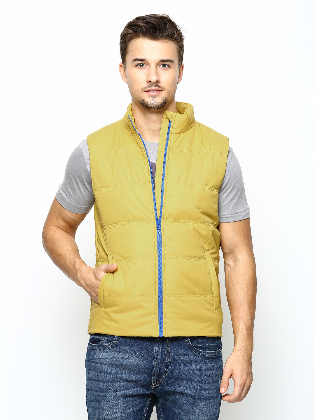 yellow colour jacket mens
