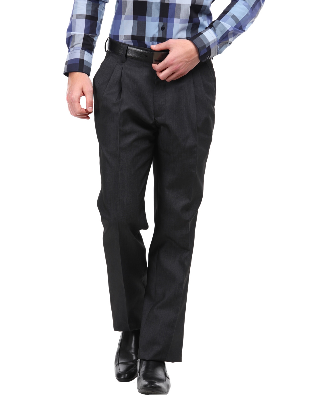 Buy Van Heusen Mens Loose Pants VTF8728 Black30 at Amazonin