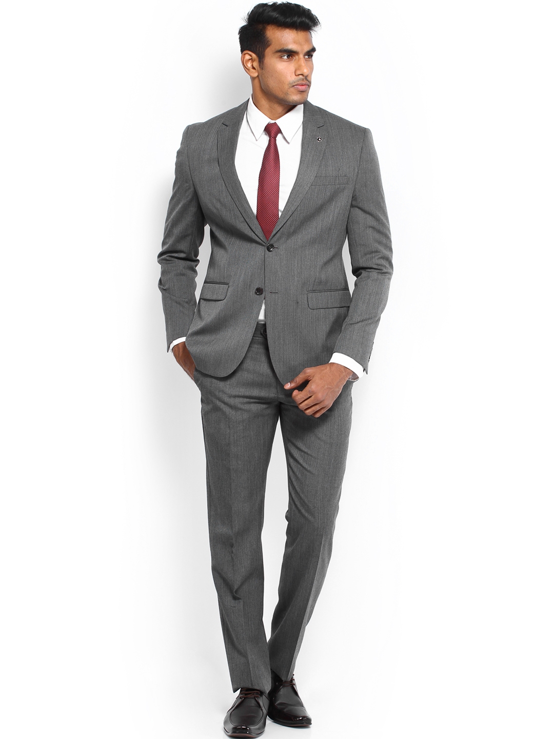 van heusen suits grey