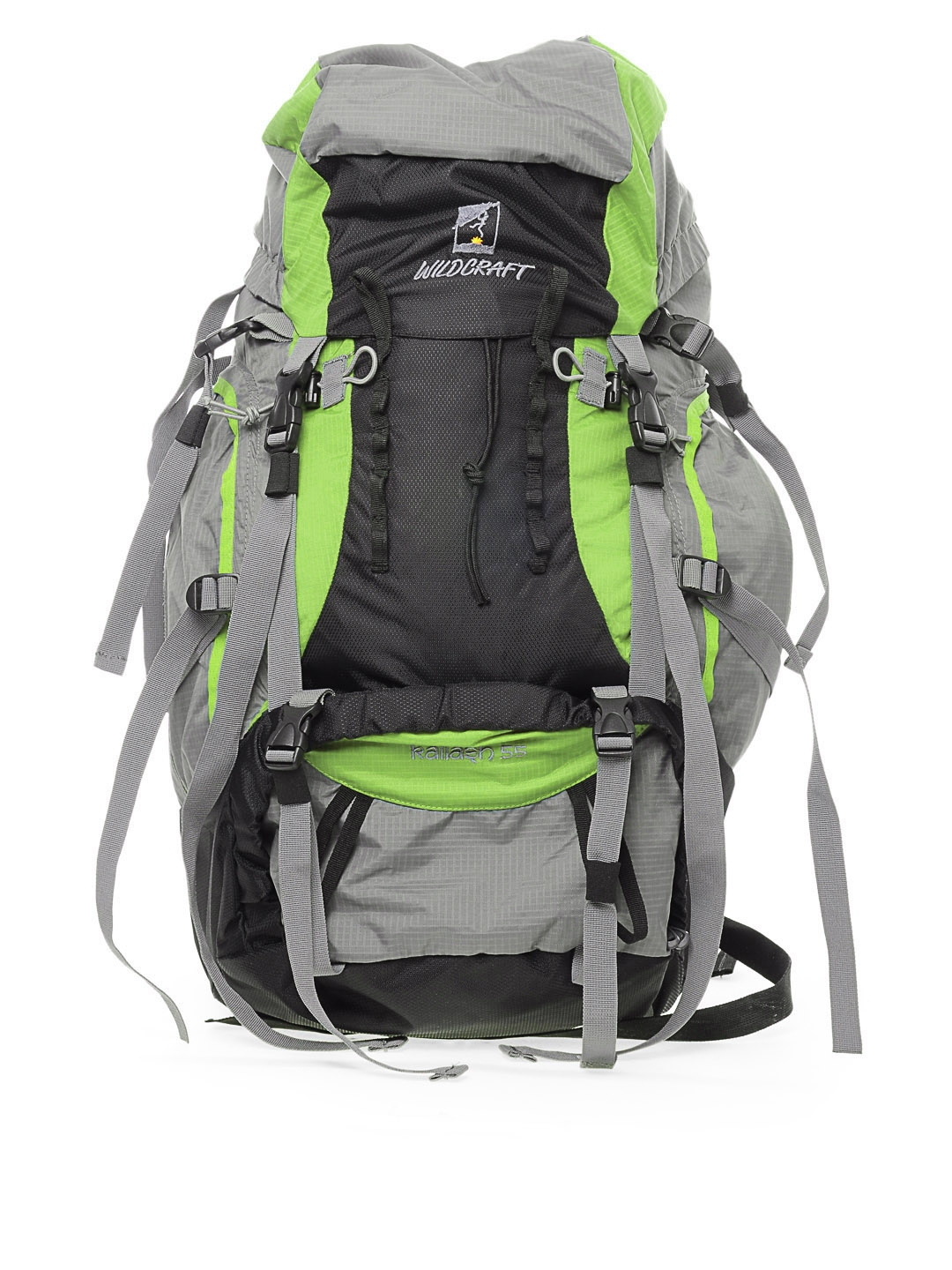 bluegreen Wildcraft Green Rucksack Trekking Bag Bag Capacity 55 L