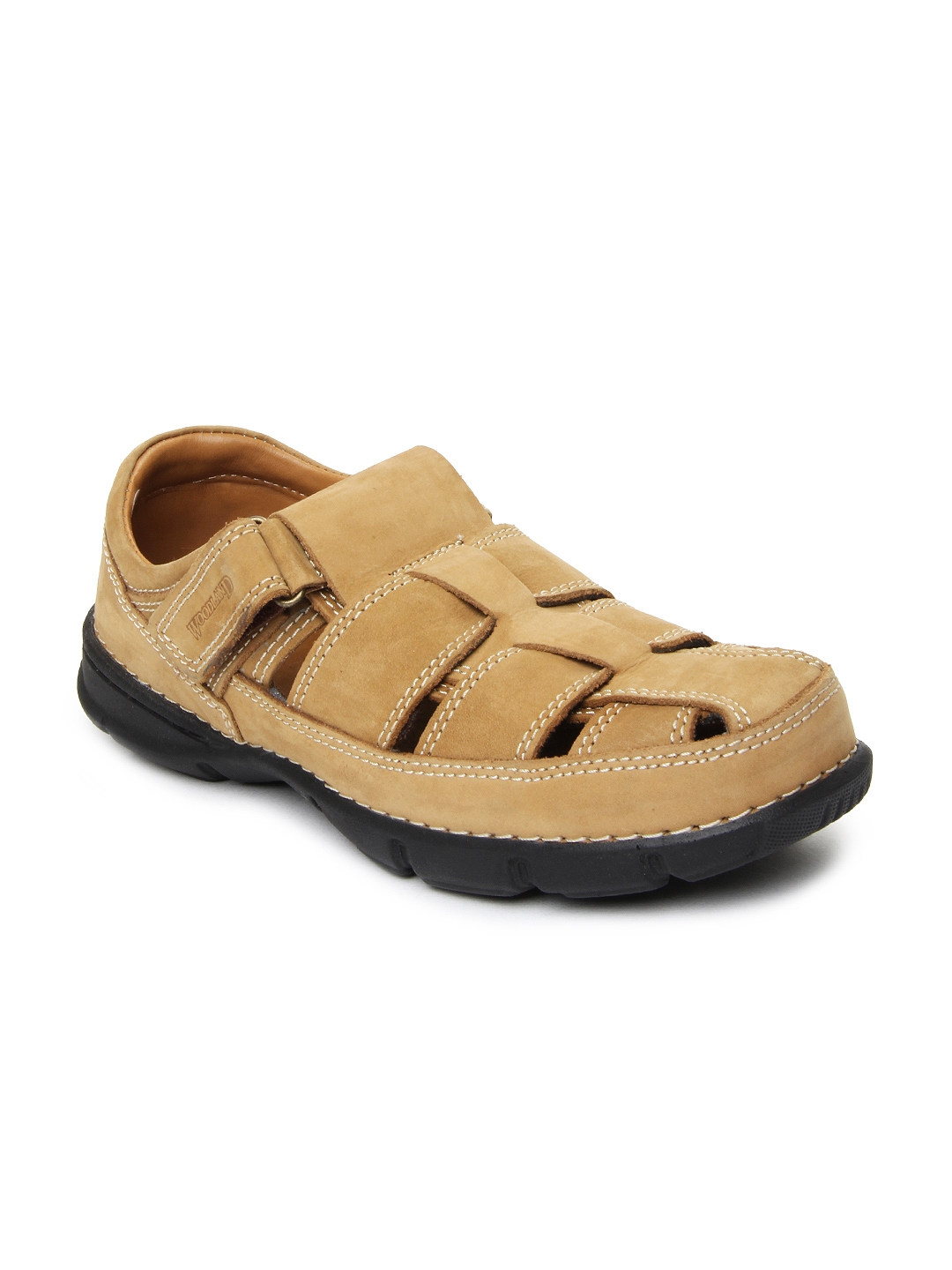 Buy Woodland Men Leather Comfort Sandals - Sandals for Men 6989413 | Myntra