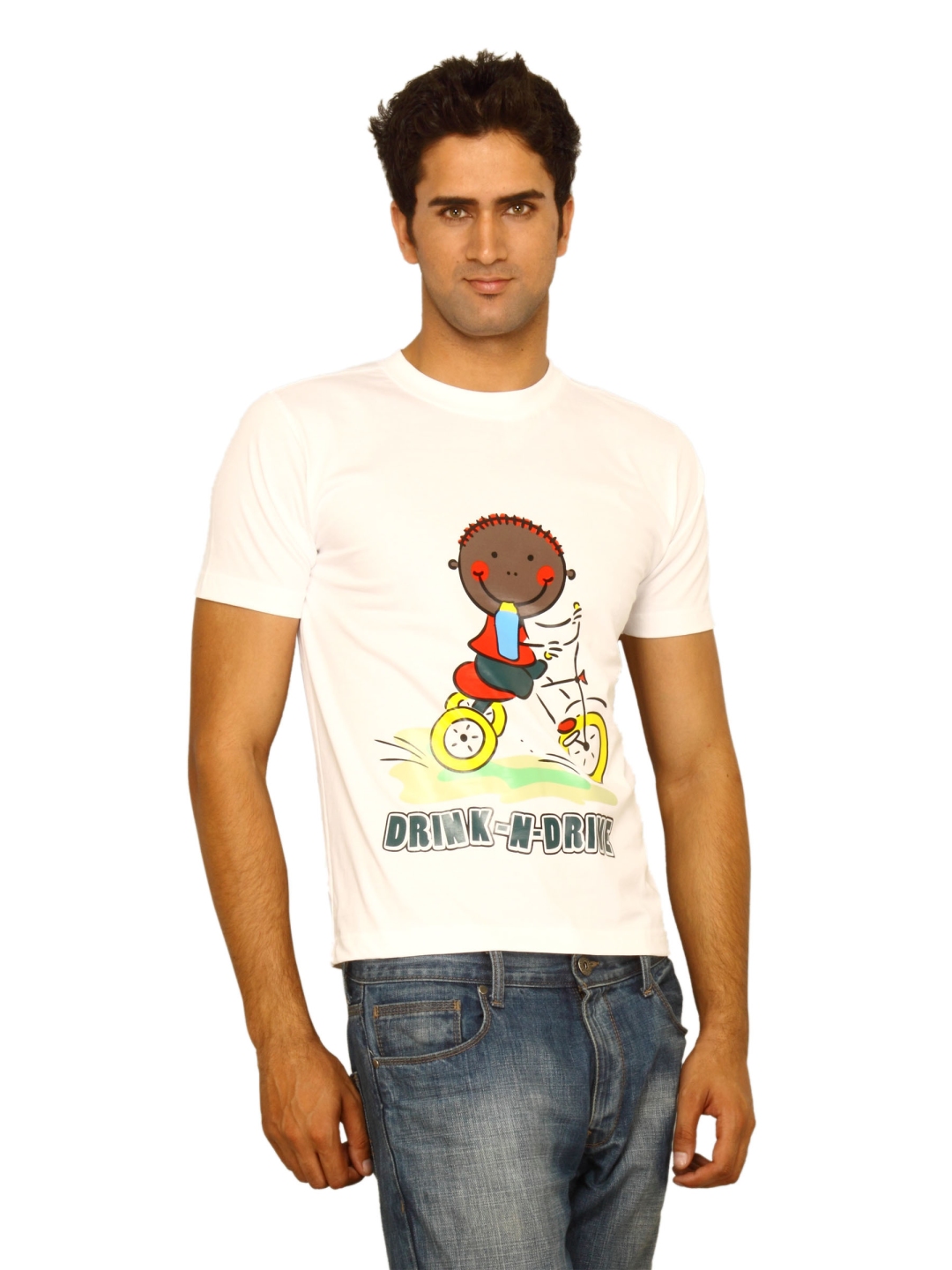 myntra white t shirt