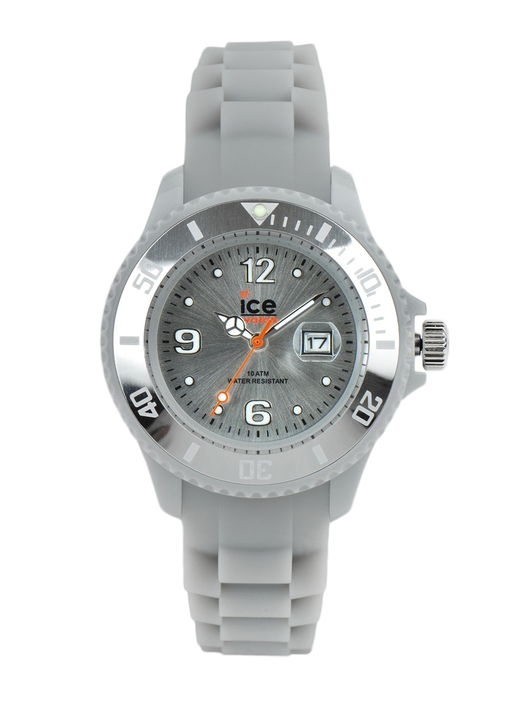 Ice Watch Unisexuhr Ice Watch Unisex Silver Toned Dial Watch