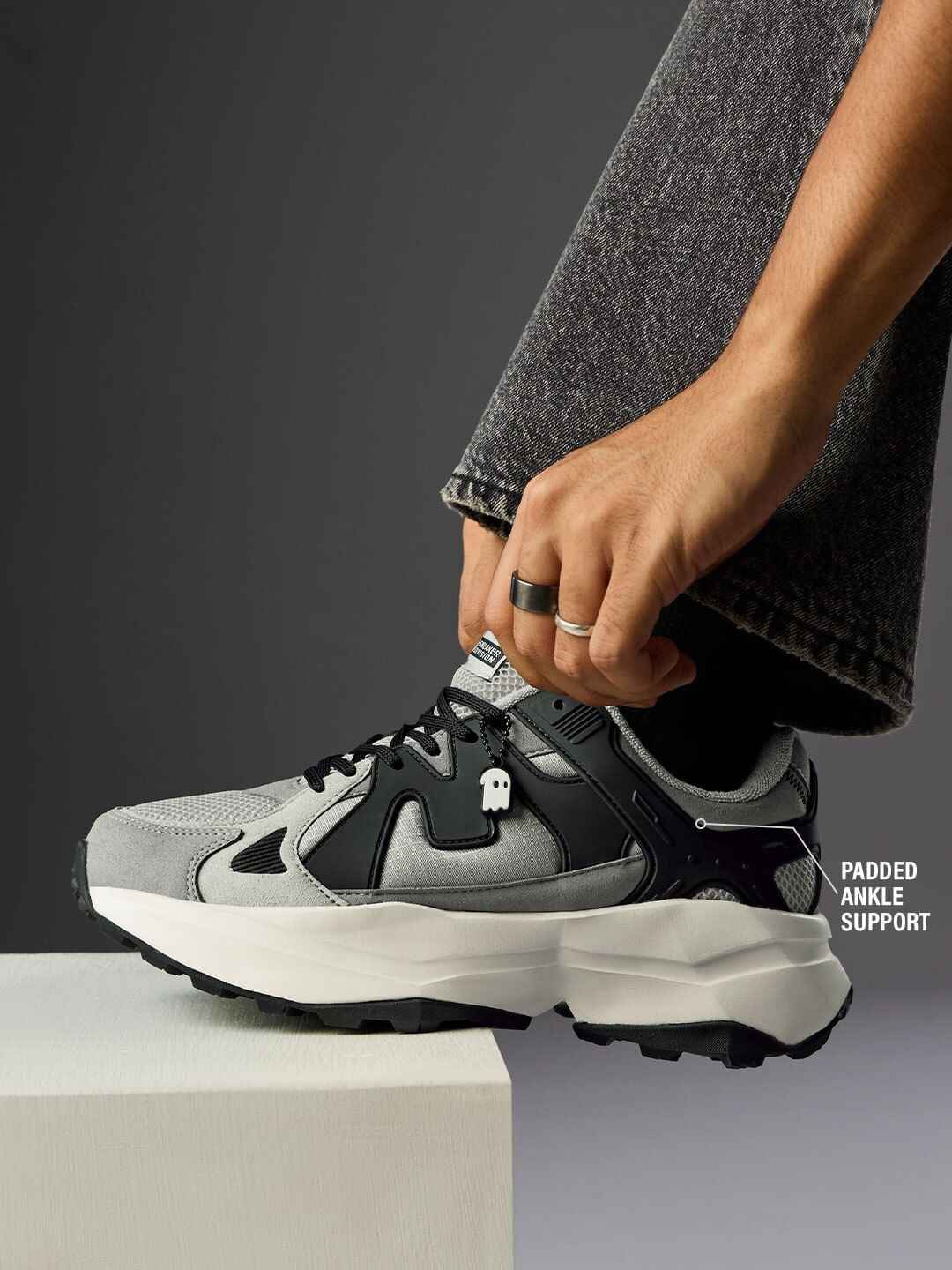 The Souled Store Men Raptors V2 Colourblocked Sneakers