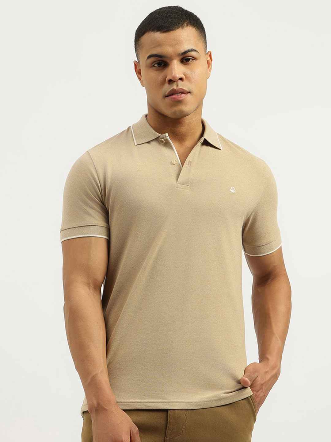 United Colors of Benetton Polo Collar Short Sleeves T-Shirt