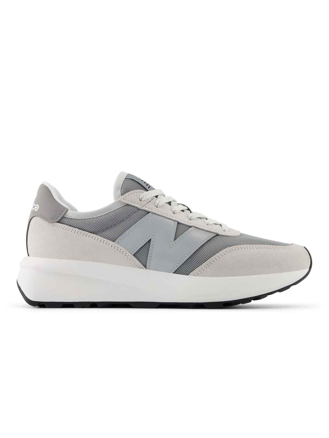 New Balance 370 Woven Suede Sneakers