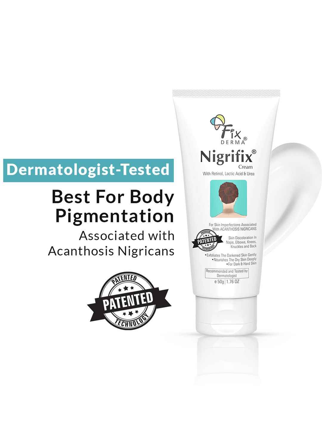 FIXDERMA Nigrifix Cream 50g for Dark Neck & Ankles