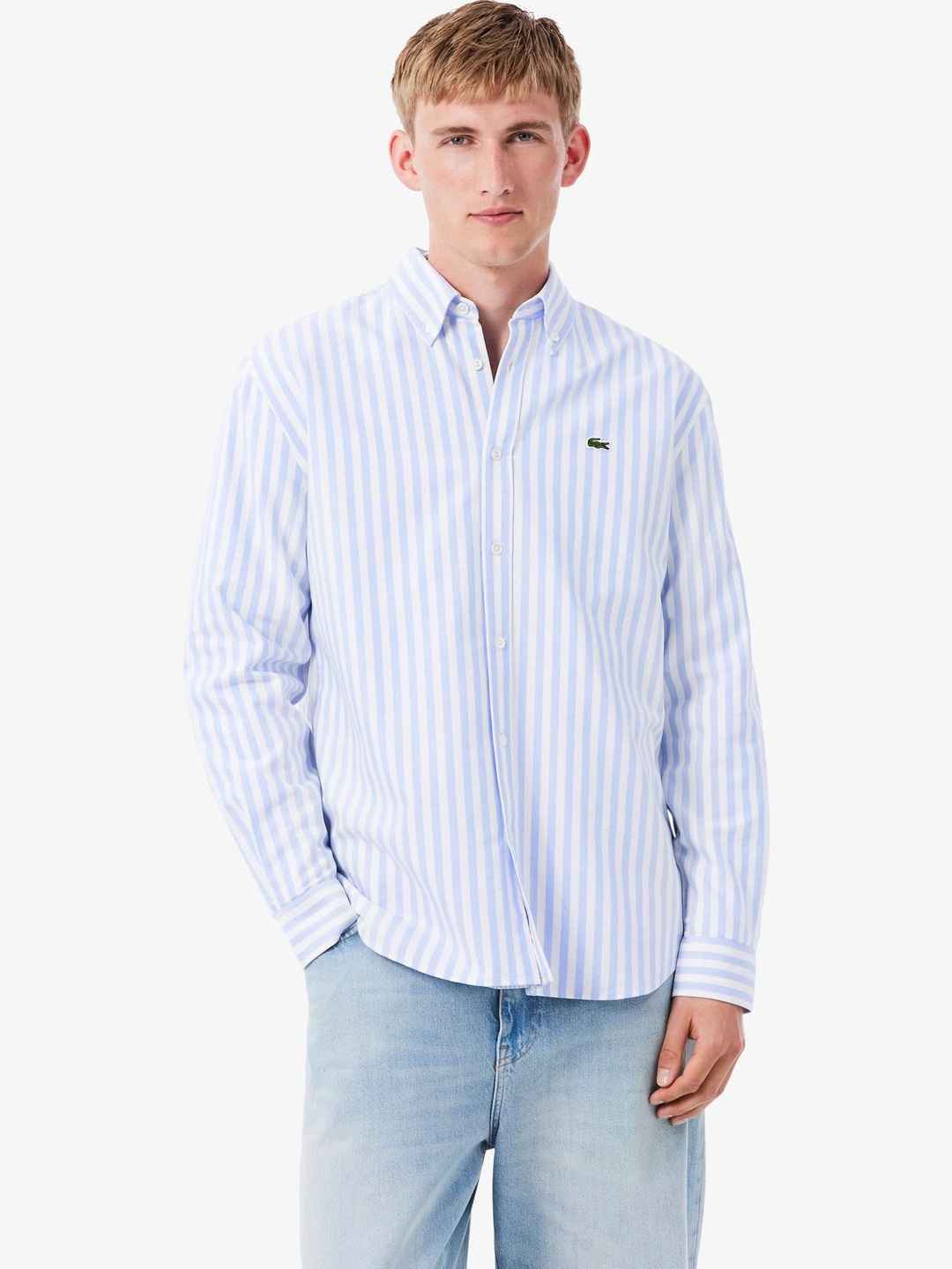 Lacoste Men Striped Casual Shirt
