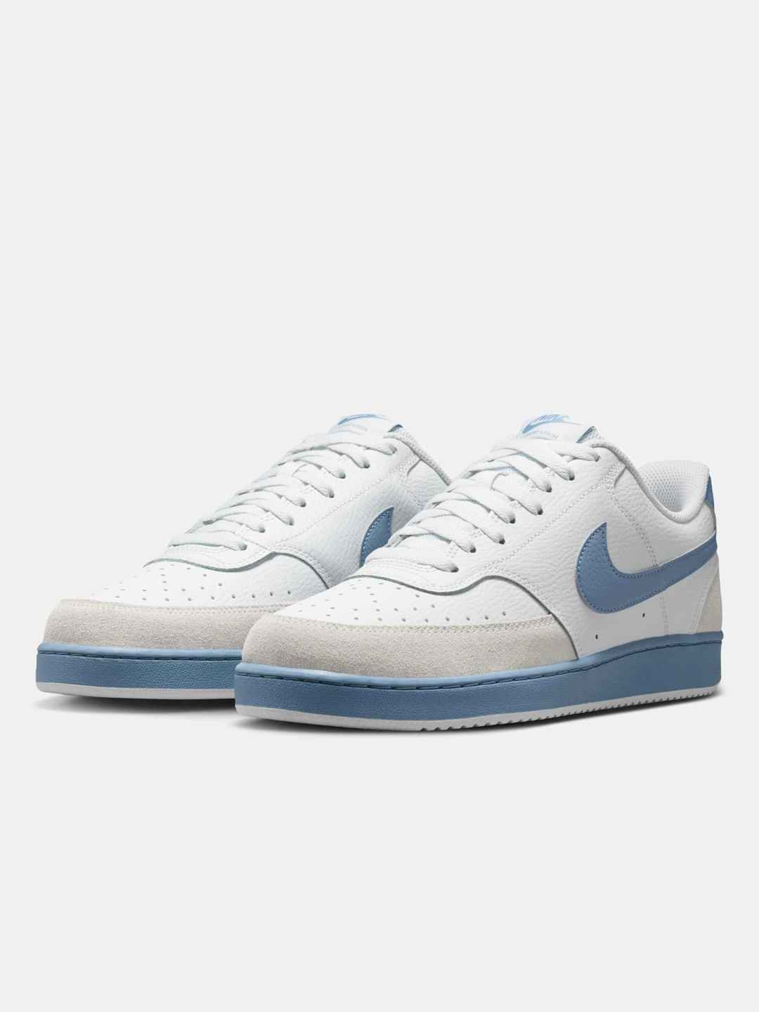 Nike Men Colourblocked Suede Sneakers - Image 1