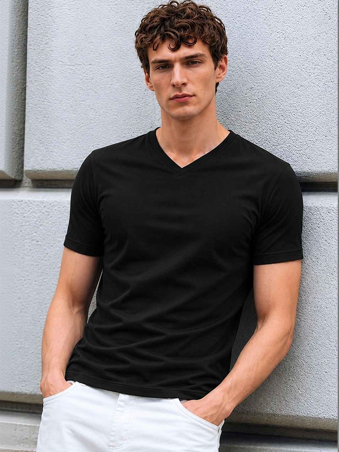 FTX Men V-Neck T-Shirt