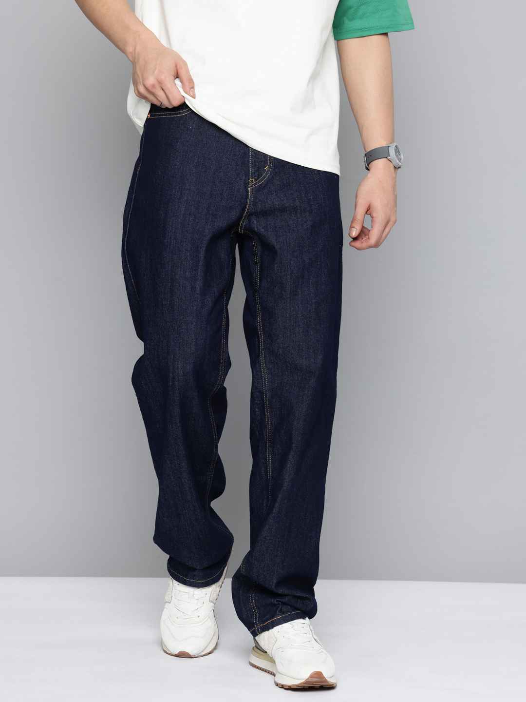 Levis Men 568 Loose Straight Fit Stretchable Jeans - Image 1