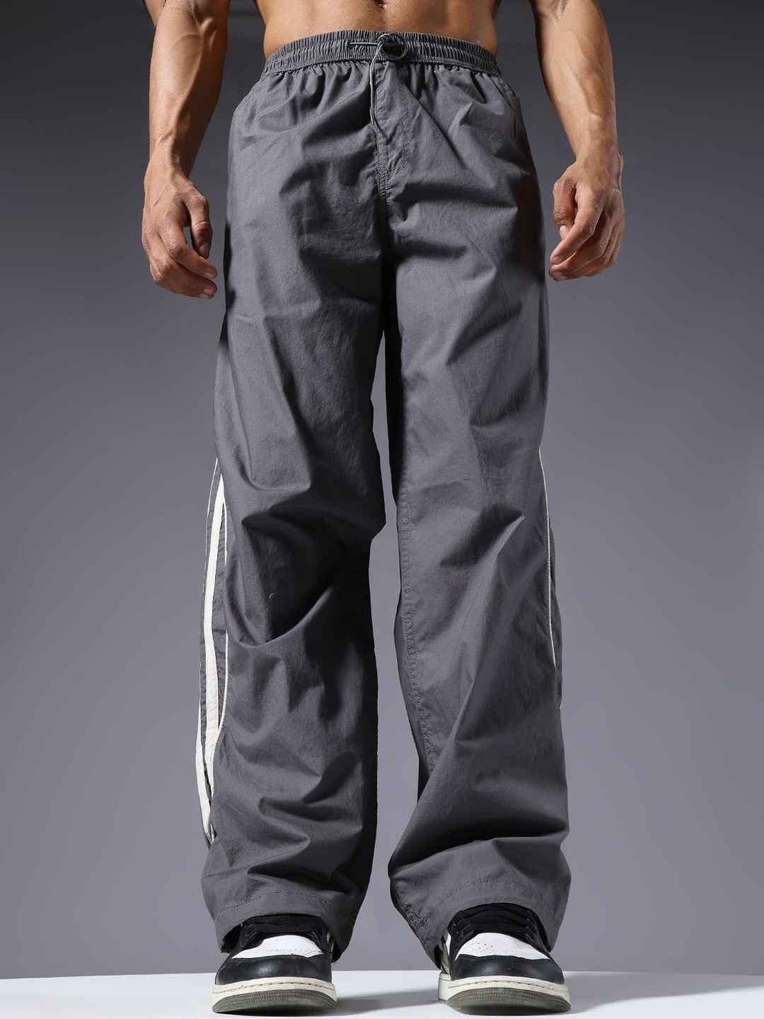 PRONK Men Mid-Rise Track Pants - Image 1