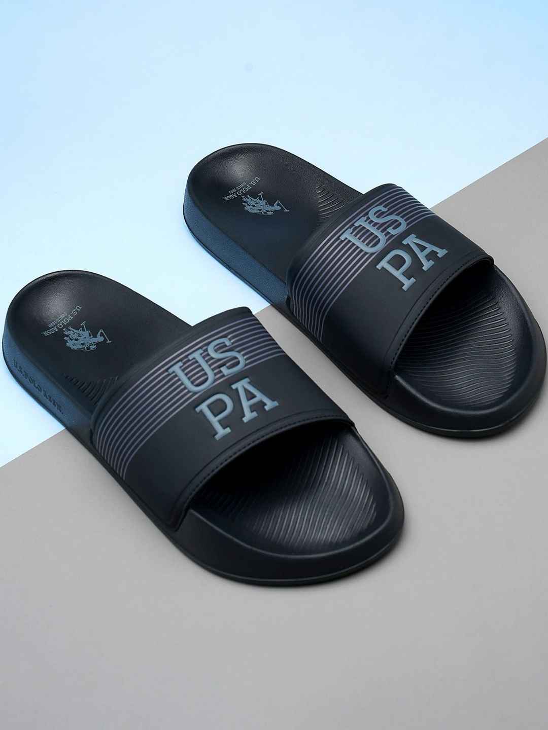 U.S. Polo Assn. Men Printed Sliders