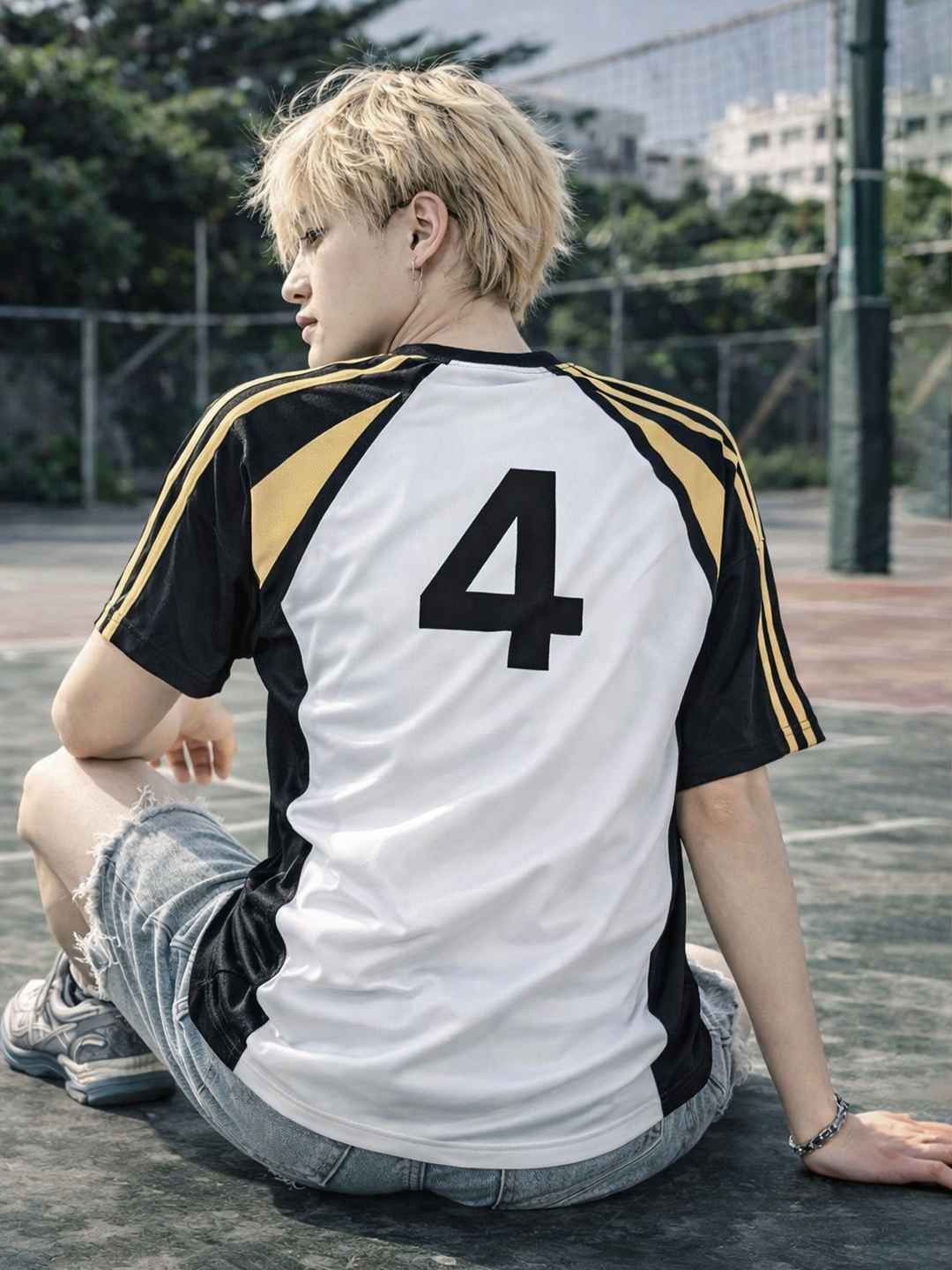 COMICSENSE Haikyuu Anime Fukurodani 4 Number T-Shirt