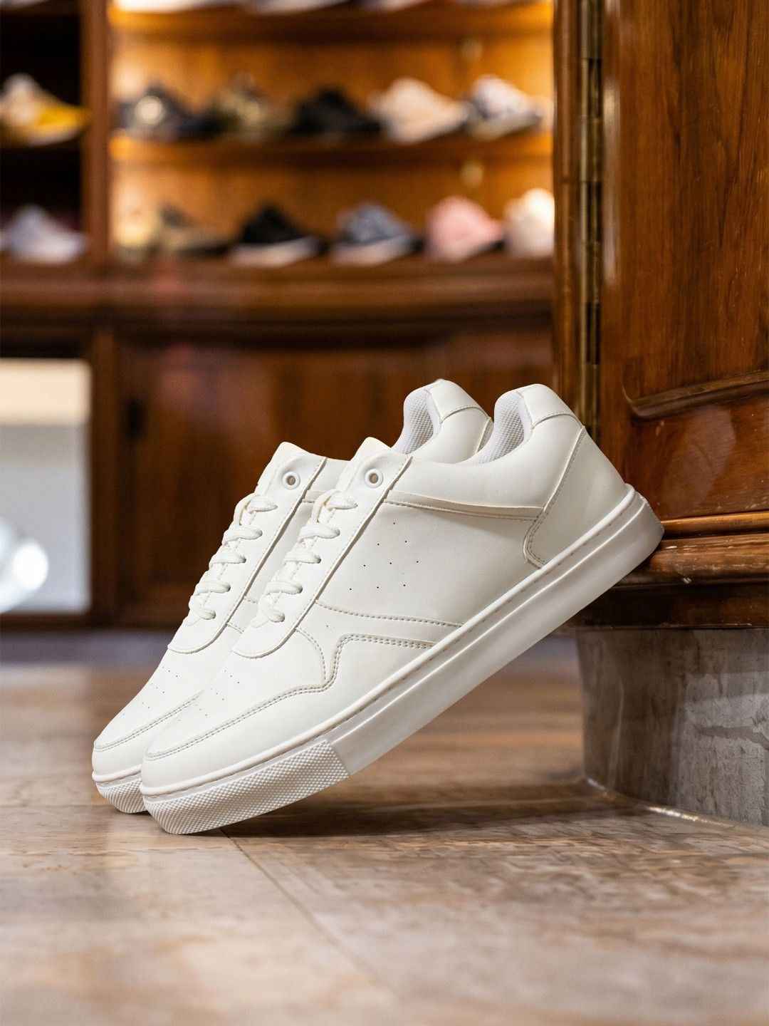 HRX by Hrithik Roshan Men Patent Leather Sneakers - Image 1