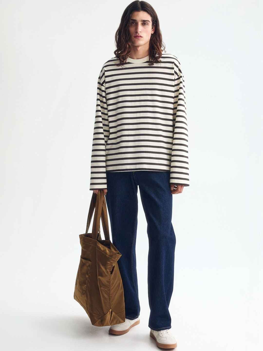 H&M Men Striped T-shirt