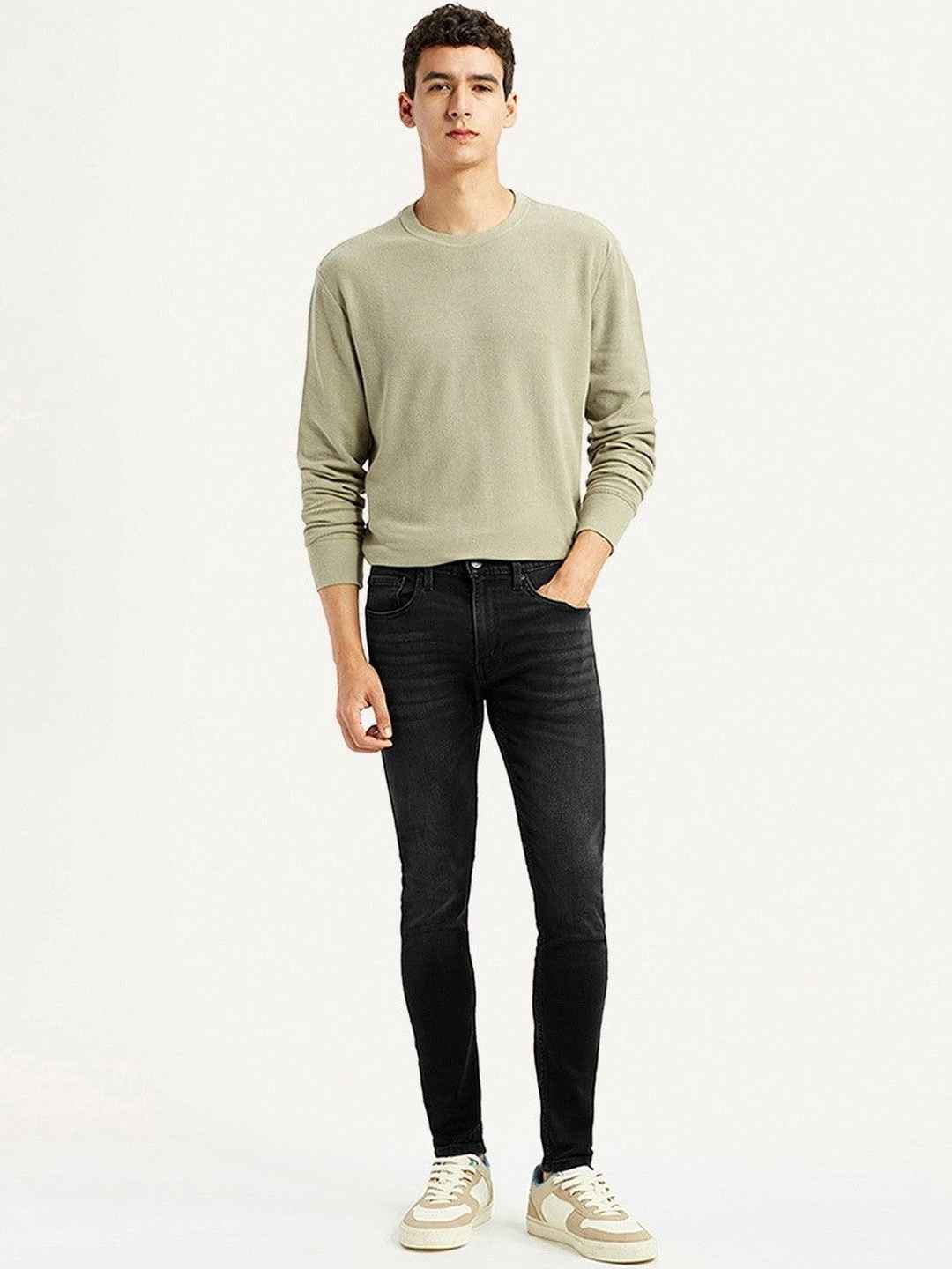 Levis Men Classic Skinny Fit Mid-Rise Light Fade Jeans - Image 1