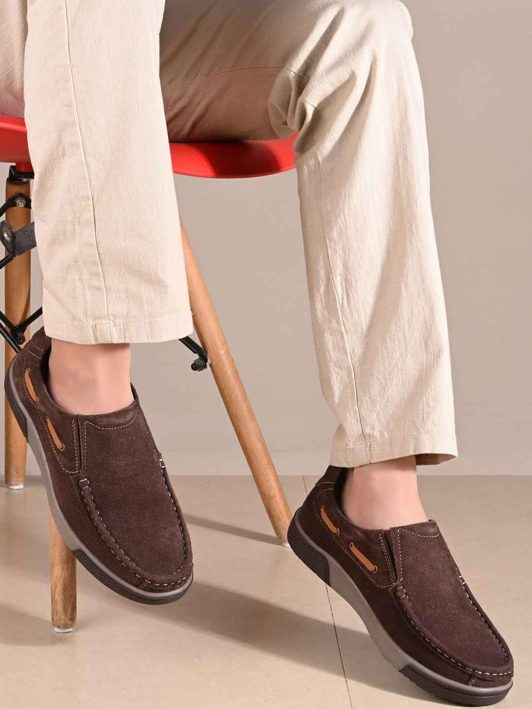 Roadster Men Round Toe Loafers Casual Shoes - Image 1