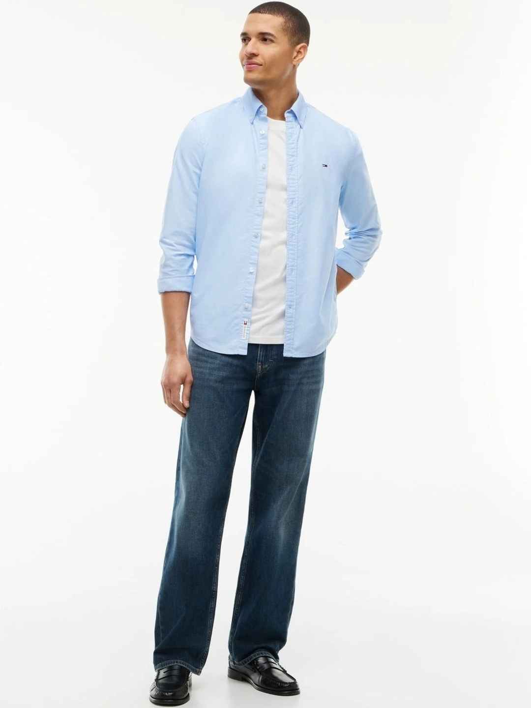 Tommy Hilfiger Men Straight Fit Mid-Rise Jeans - Image 1