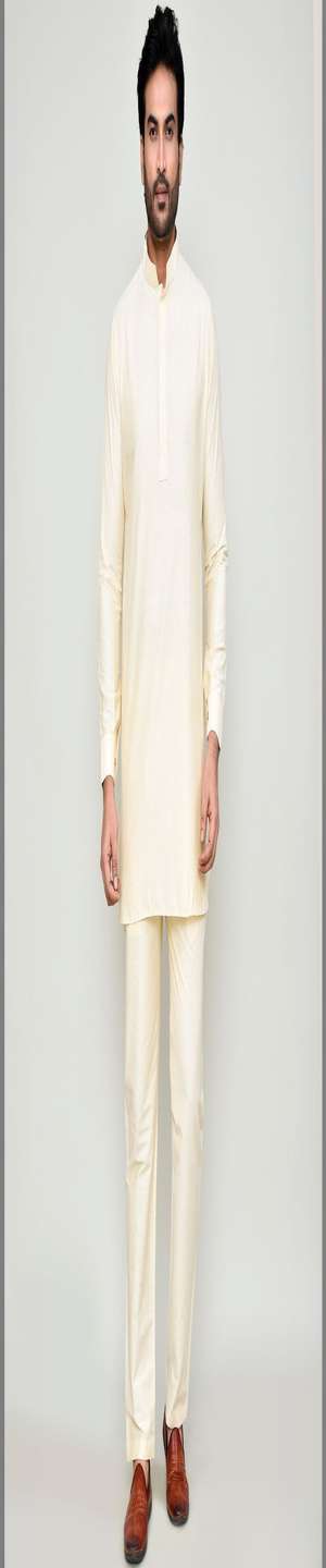 here&now men regular kurta with trousers