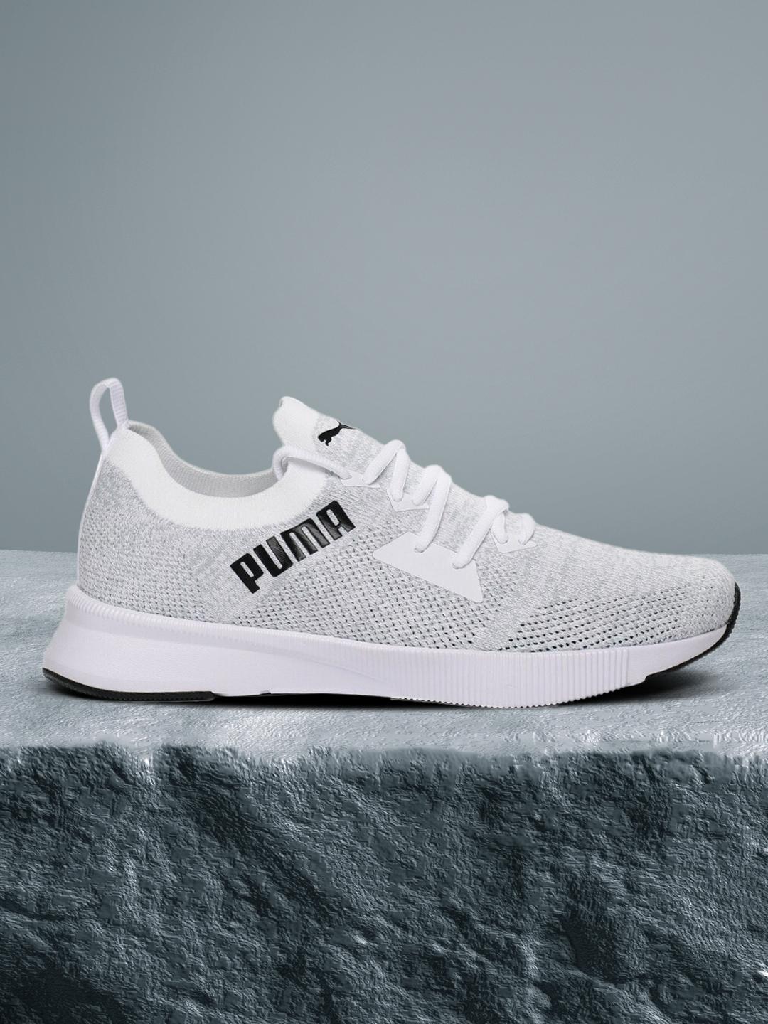 Buy Puma Men White Flyer Runner Engineer Knit SoftFoam + Running Shoes -  Sports Shoes for Men 10137023 | Myntra