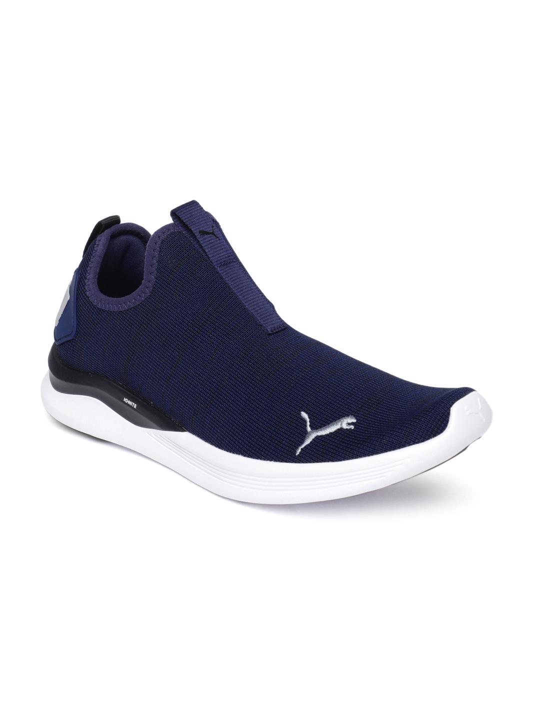 Buy Puma Men Navy Blue IGNITE Flash Summer Slip On SoftFoam